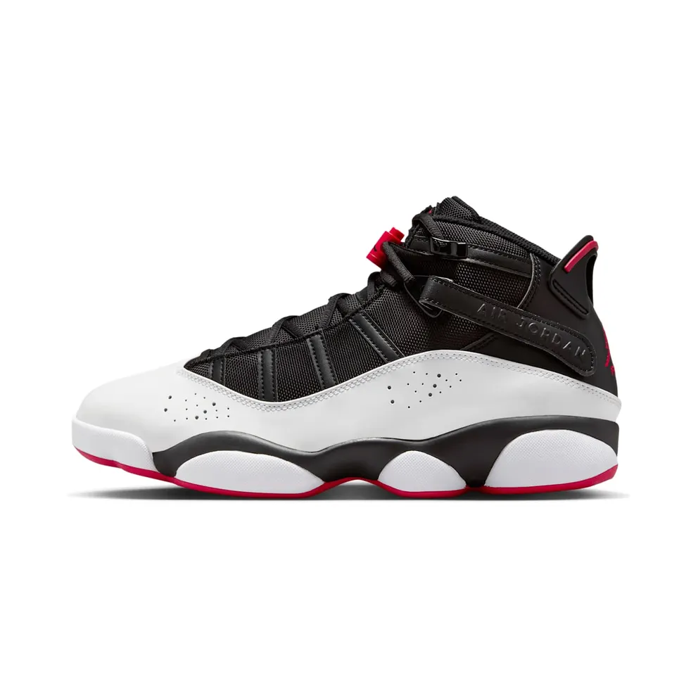 Jordan 6 Rings Black White Varsity Red (322992-067)