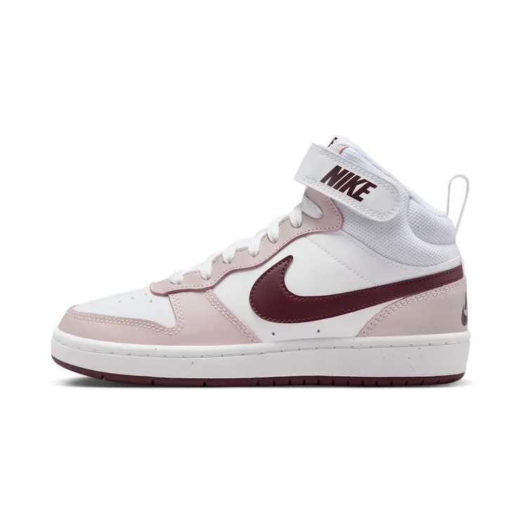 Nike Court Borough Nike Court Borough Mid White Pink bordeauxrood (CD7782118)