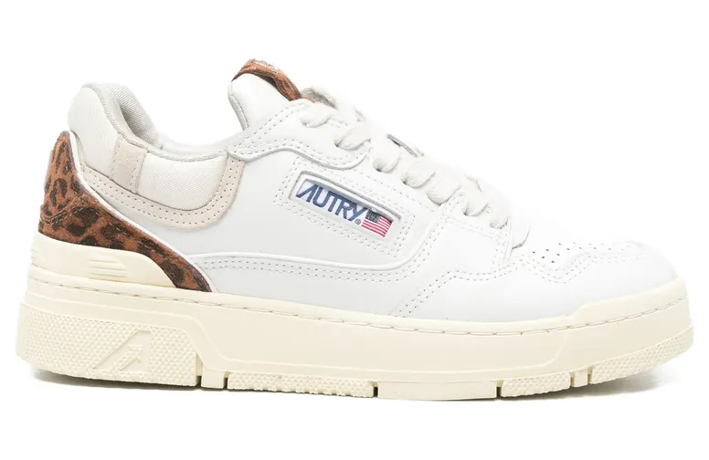 Autry CLC Leopard-print “White” (ROLW UV01)
