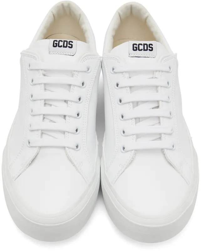 GCDS White Eco Bucket (SS22M460020)