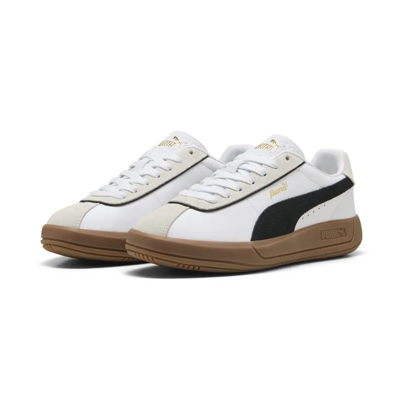 Puma Club Klassika “Puma White / Puma Black / Warm White” (400364_01)