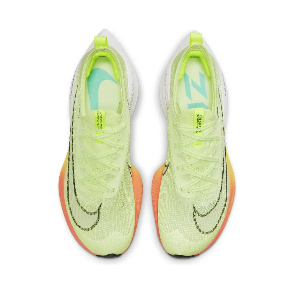 Nike Air Zoom Alphafly NEXT% Flyknit Road Racing Yellow (CI9925-700)