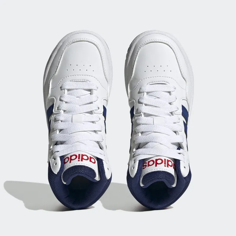 Adidas Hoops Mid Cloud White / Victory Blue / Better Scarlet (GZ9647)