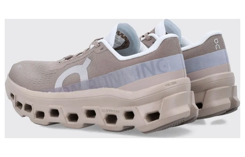 On Running Cloudmonster 1 Lightweight Recycled Technical Fabric Sneakers Ice (3WF30486055)