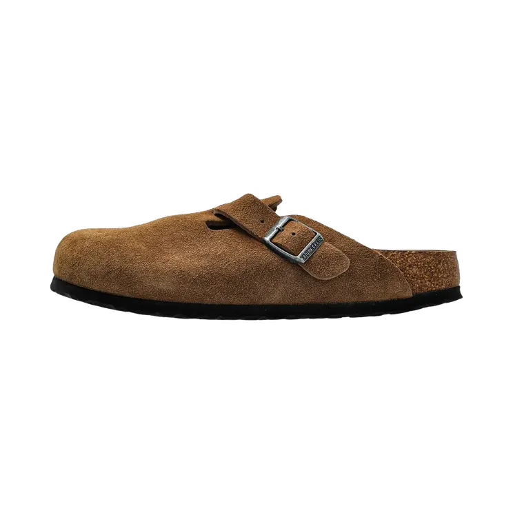 Birkenstock Boston Soft Footbed Suede Leather “Dark Tea Tonal – Narrow Width” (1030861)