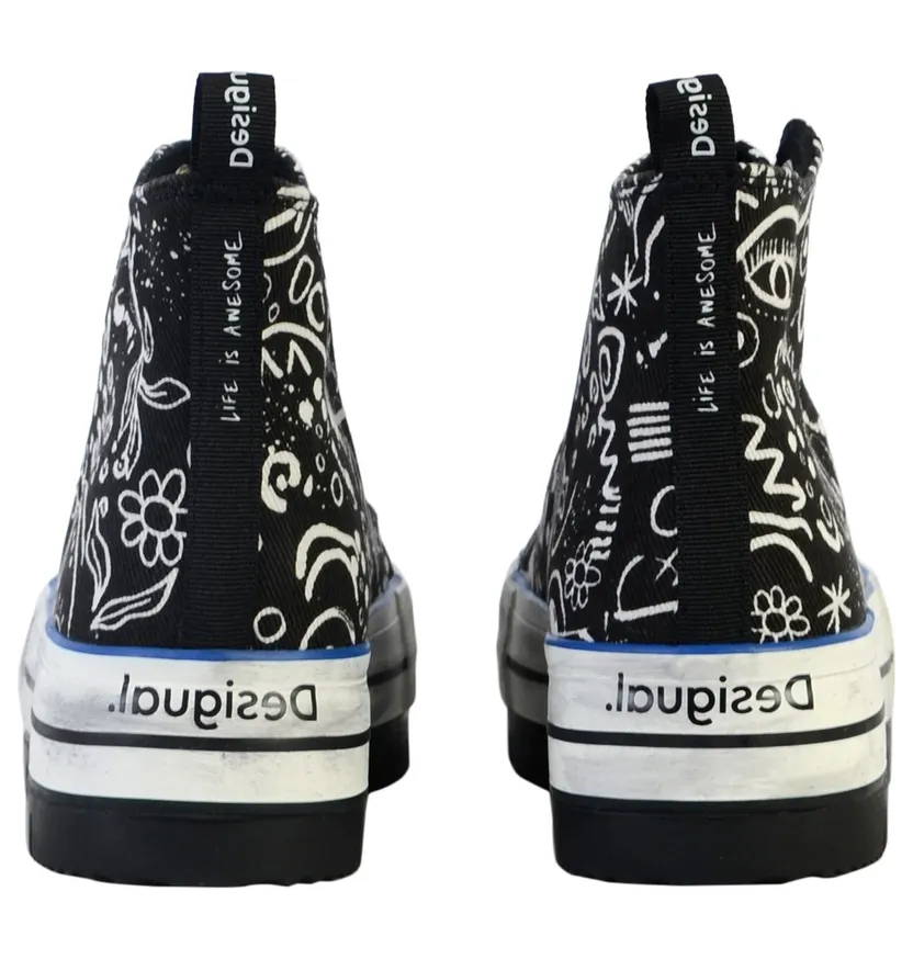 Desigual sneaker black (22WSKA13-2000)