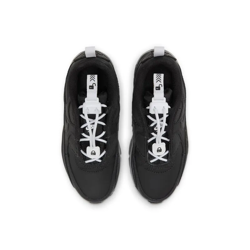 Nike Air Max 90 Toggle Triple Black (PS) (CV0064-001)