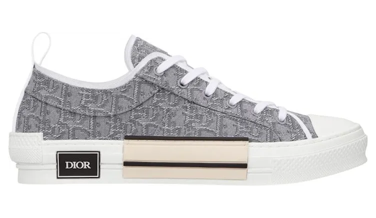 Dior B23 Low Top Ruthenium Metallic Thread Dior Oblique Jacquard (3SN249ZTU86851)