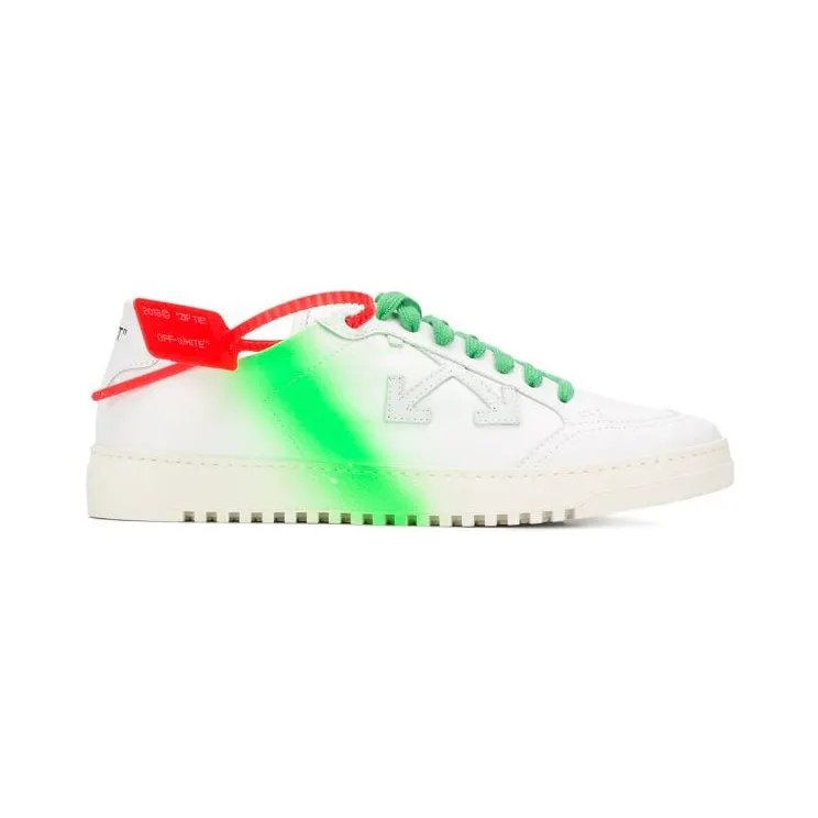 Off-White 2.0 Low Top Green Spray