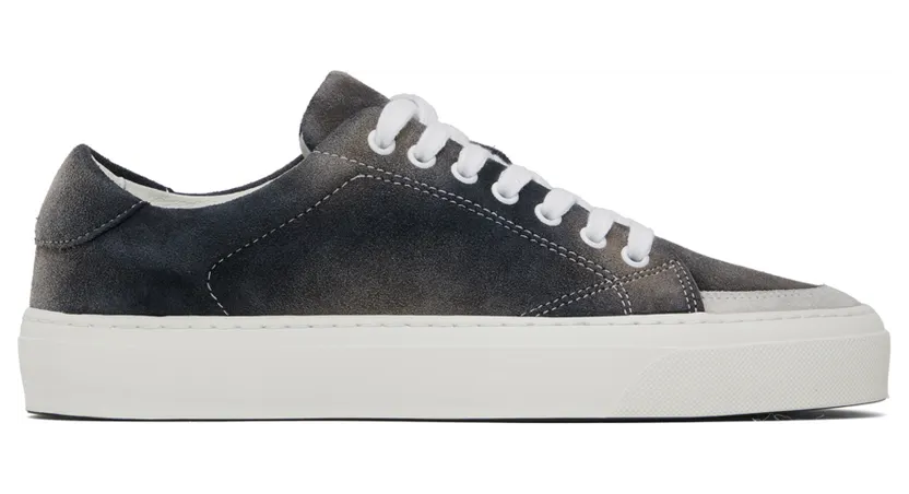 John Elliott Black Suede Haze Low Sneakers (J024Q2614A)