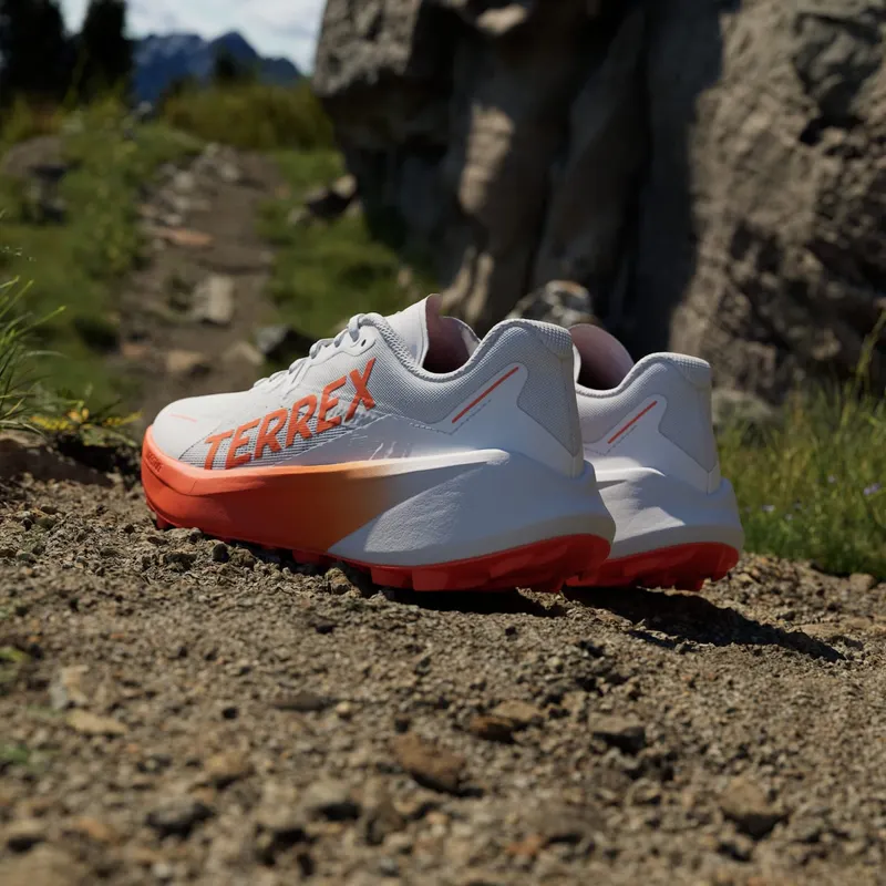 Adidas Terrex Agravic 3 Trail Running Cloud White / Semi Impact Orange / Dash Grey (JI0955)