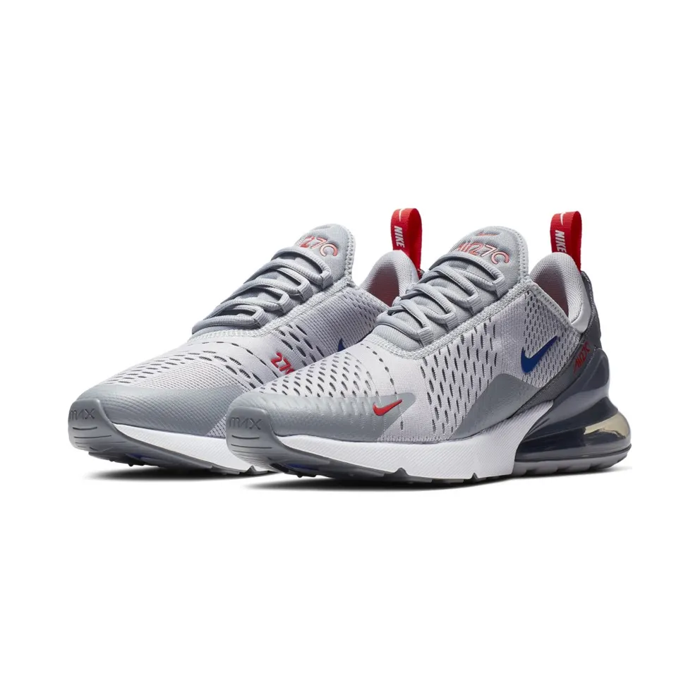 Nike Air Max 270 Grey Royal Red Wolf Grey/Game Royal-University Red (CD7338-001)