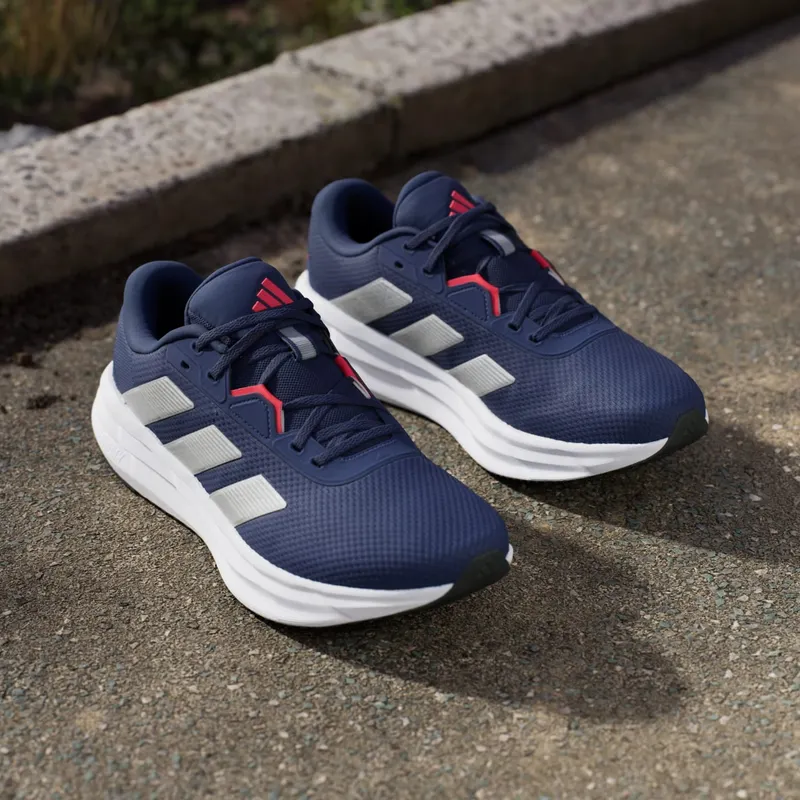 adidas Galaxy 7 Dark Blue Silver Metallic Lucid Red (JR4944)