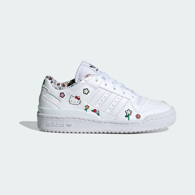 adidas Originals x Hello Kitty Forum Kids Cloud White / Cloud White / Core Black (IG0301)