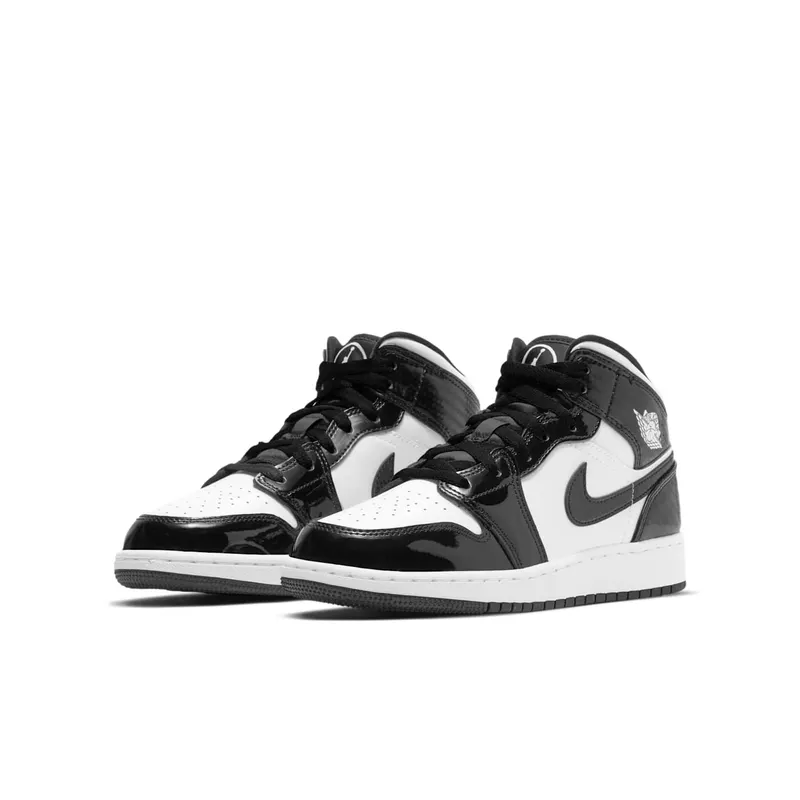 Jordan 1 Mid SE All-Star (2021) (GS) Black/White-Black (DD2192-001)