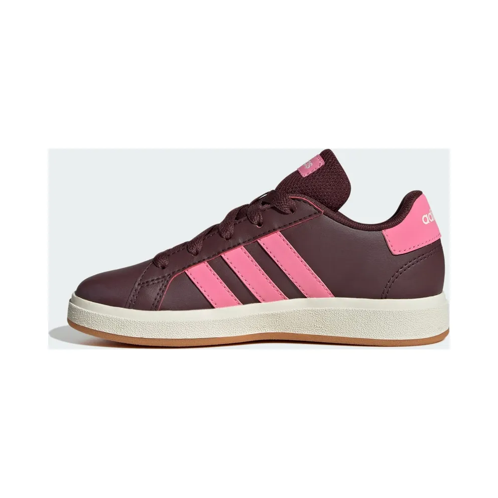 Adidas Grand Court Lifestyle Tennis Lace-Up Aurora Ruby / Bliss Pink / Off White (JR5111)