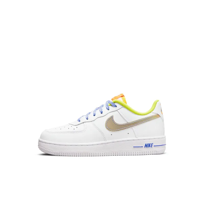 Nike Air Force 1 Low LV8 White Multi (PS) (DQ7768-100)