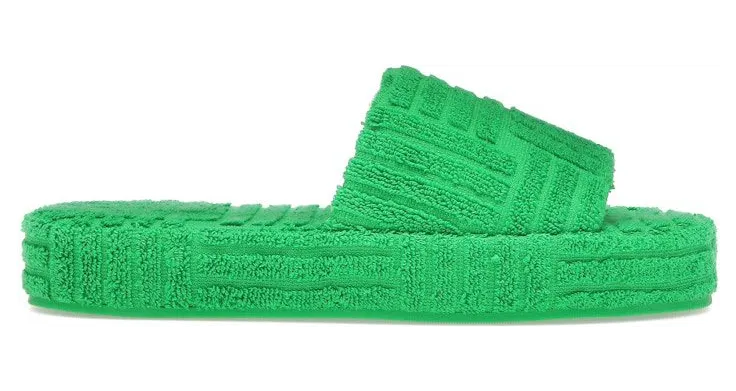 Bottega Veneta Resort Sponge Slide Grass (659139 V0VW0 3730)