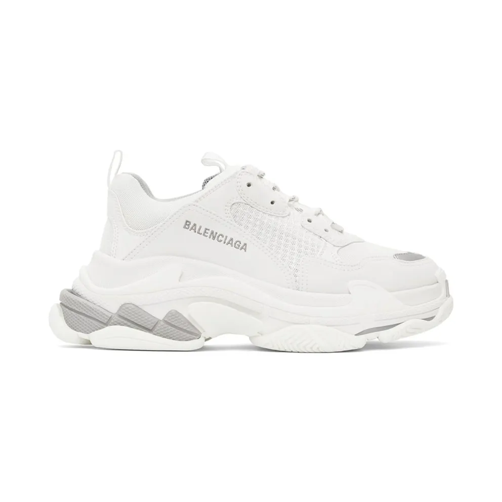Balenciaga Triple S White Silver (536737W2FS41200)