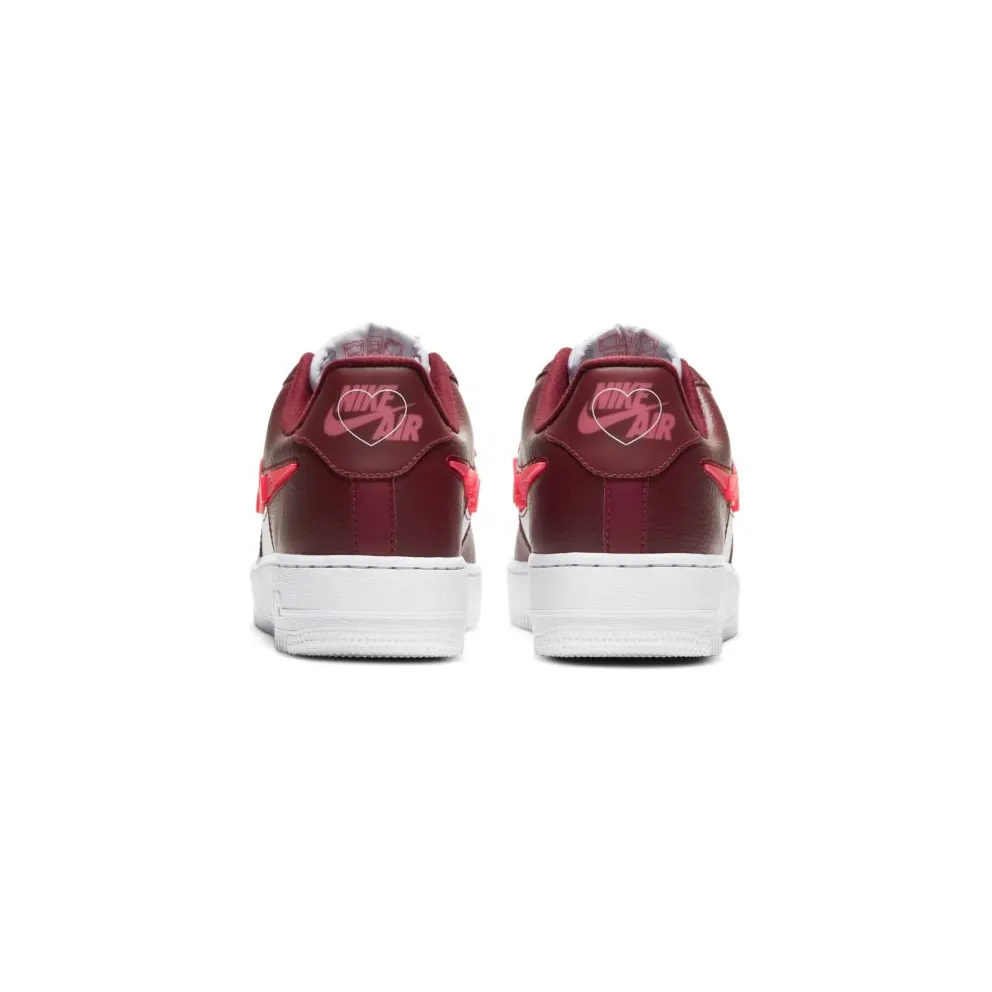 Nike Air Force 1 Low Love for All (W) White/Dark Red-Red (CV8482-600)