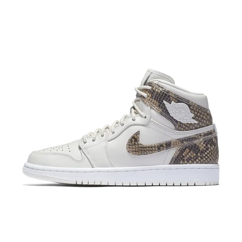 Jordan 1 Retro High White Snake (W) Phantom/White (AH7389-004)