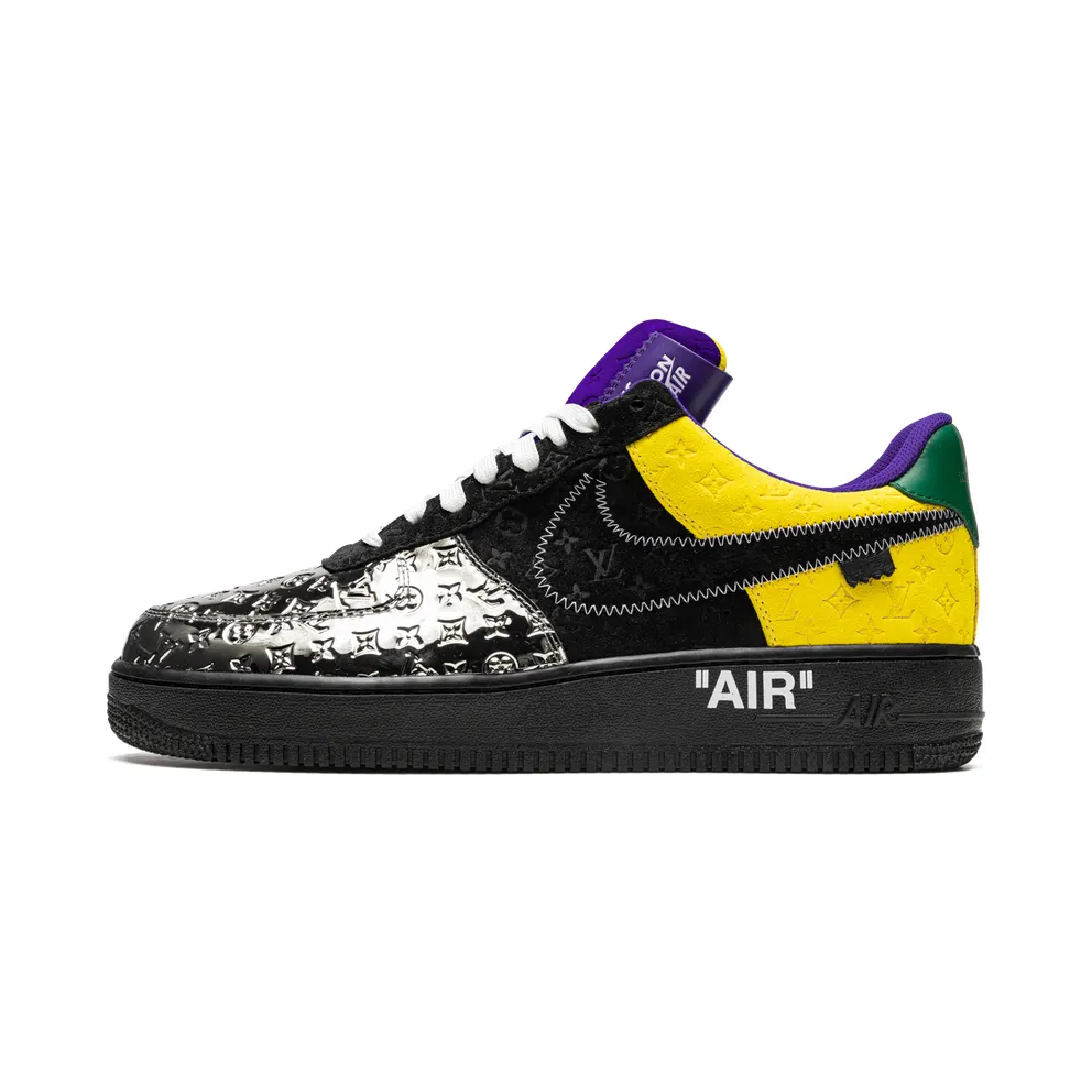 Nike Louis Vuitton Air Force 1 Low “Virgil Abloh – Purple Dusk/Metallic Silver” (1A9VCC)