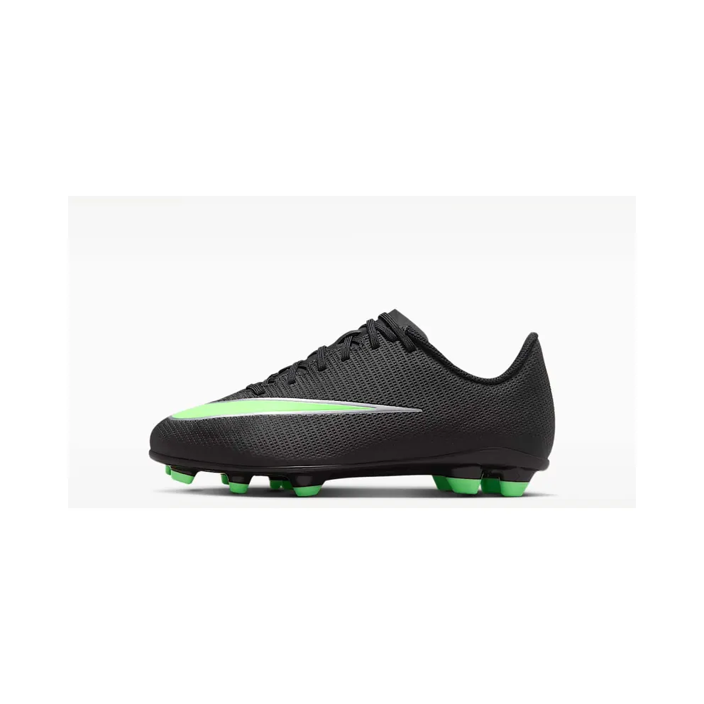 Nike Jr. Mercurial Vapor 17 Club ‘ Multi-Ground Low-Top “Black/Black/Illusion Green” (IO1487-001)