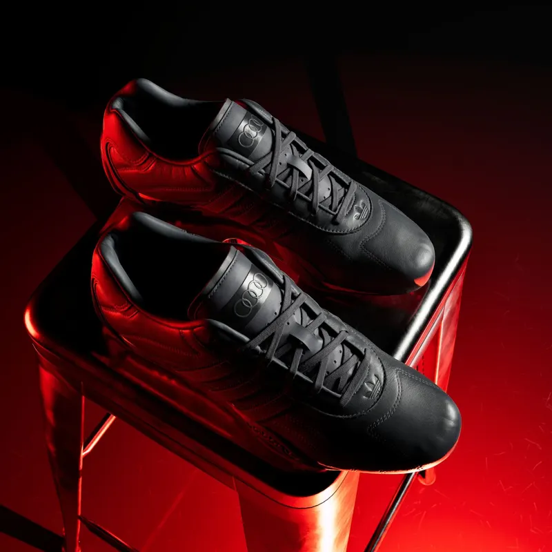 Adidas ADIRACER LO AUDI REVOLUT F1 TEAM Shoes Utility Black / Utility Black / Hi-Res Red (KJ1221)