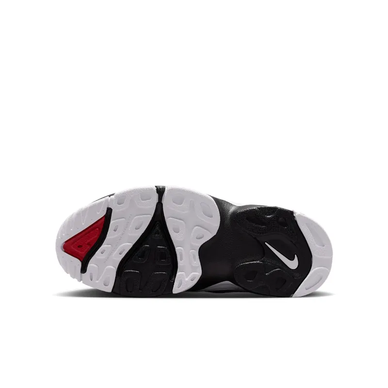 Nike Air Diamond Turf II GS “Black / Flame Red / Metallic / White” (IR4727-001)