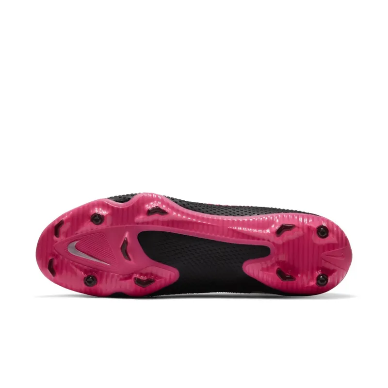 Nike Phantom GT Pro FG Black Pink Blast Black/Pink Blast-Metallic Silver (CK8451-006)