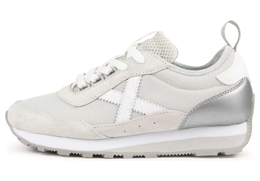 Munich sneaker Lichtgrijs / Zilver / Wit (8909038)