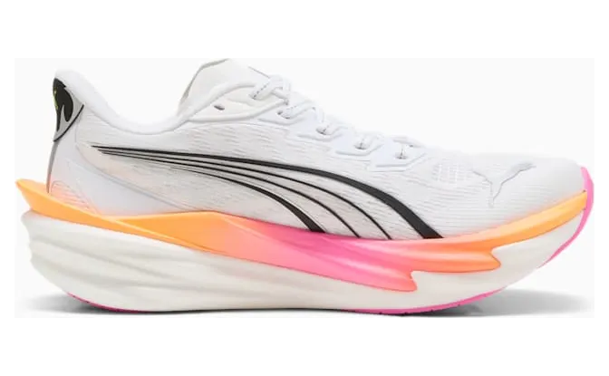Puma Deviate Nitro 4 White Poison Pink Glowing Red (312124-10)