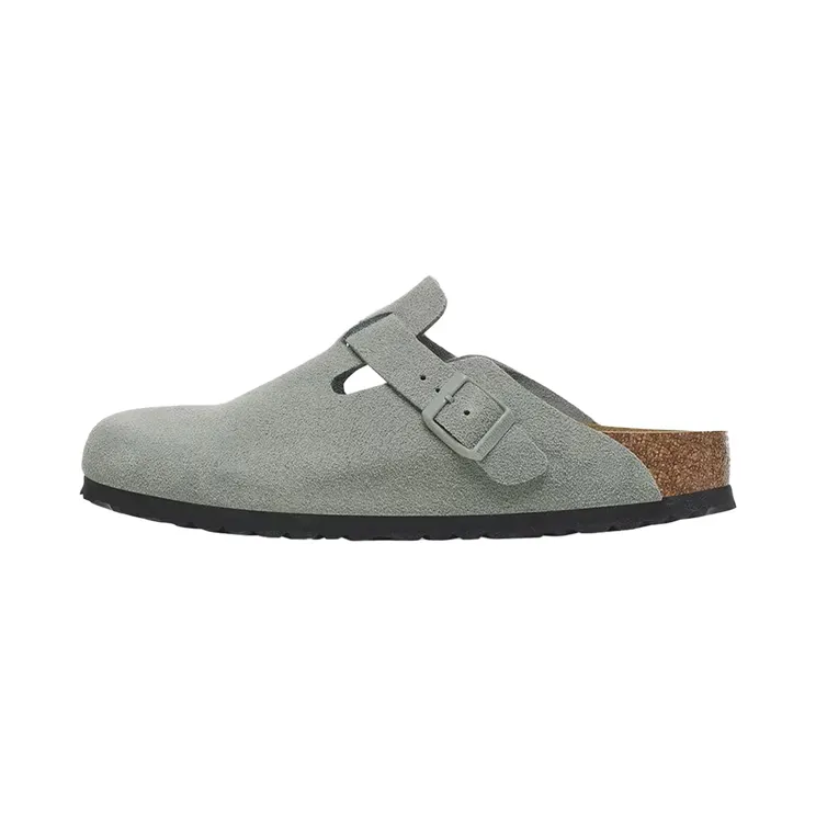 Birkenstock Boston BS Suede “Pure Sage” (1029802)