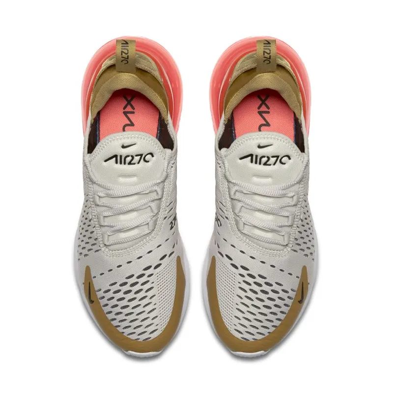 Nike Air Max 270 Flat Gold (W) Flat Gold/Black-Light Bone-White (AH6789-700)