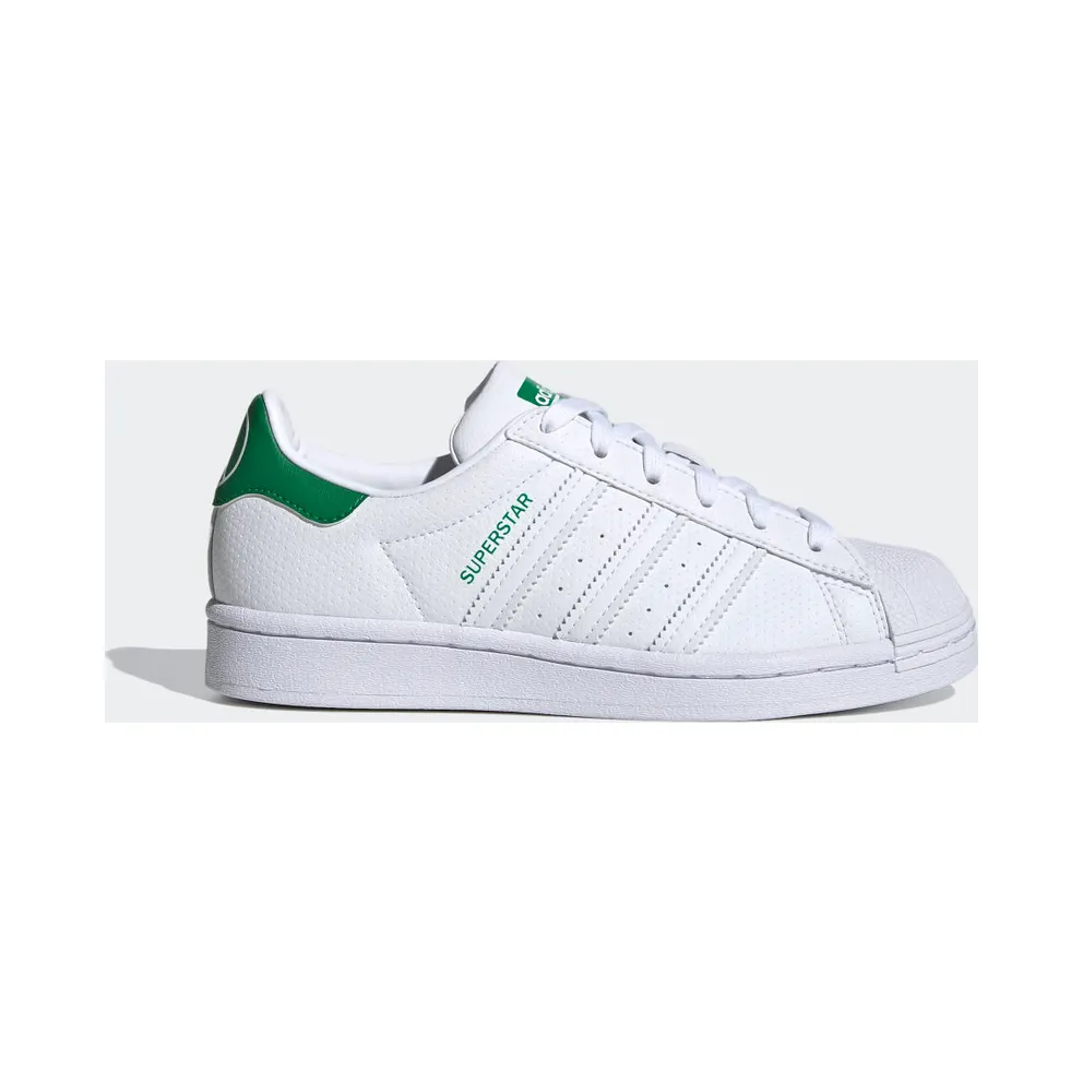 adidas Superstar Schuh Cloud White / Cloud White / Green (FW0818)