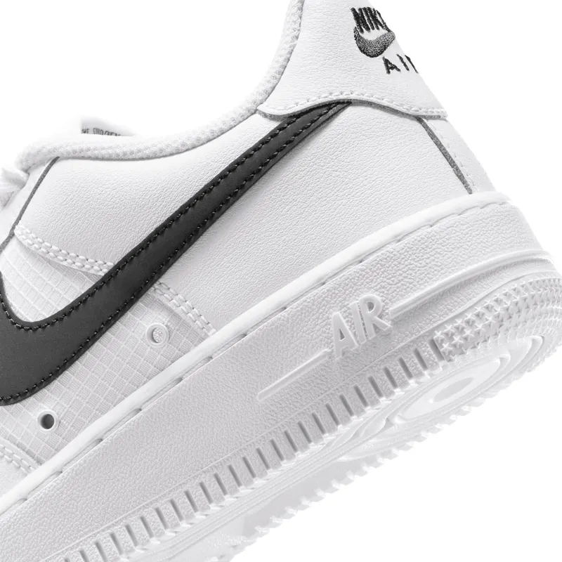 Nike Air Force 1 White/White/Black (IR3992-100)