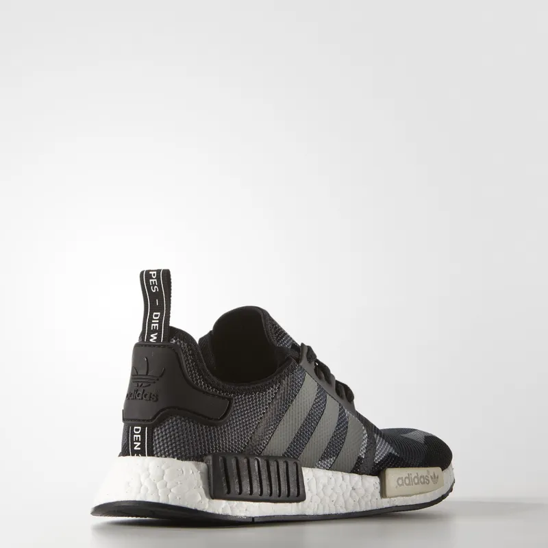 adidas NMD R1 Geometric Black Core Black/White (S79163)