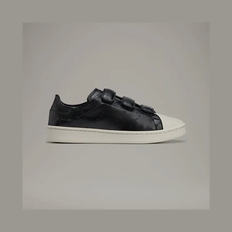 Adidas Y-3 Stan Smith Hook-And-Loop Black / Black / Talc (JQ5001)