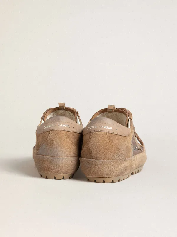 Golden Goose Super-Star Ski In Dolmias And Caramel Suede With Marble Nubuck Star And Heel Tab (GWF01014.F007883.55711) (4)