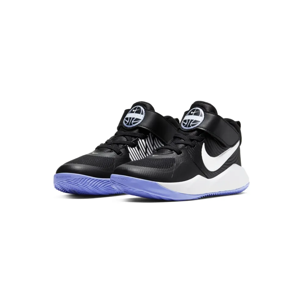 Nike Team Hustle D 9 Black Light Thistle (PS) Black/Light Thistle/White (AQ4225-009)