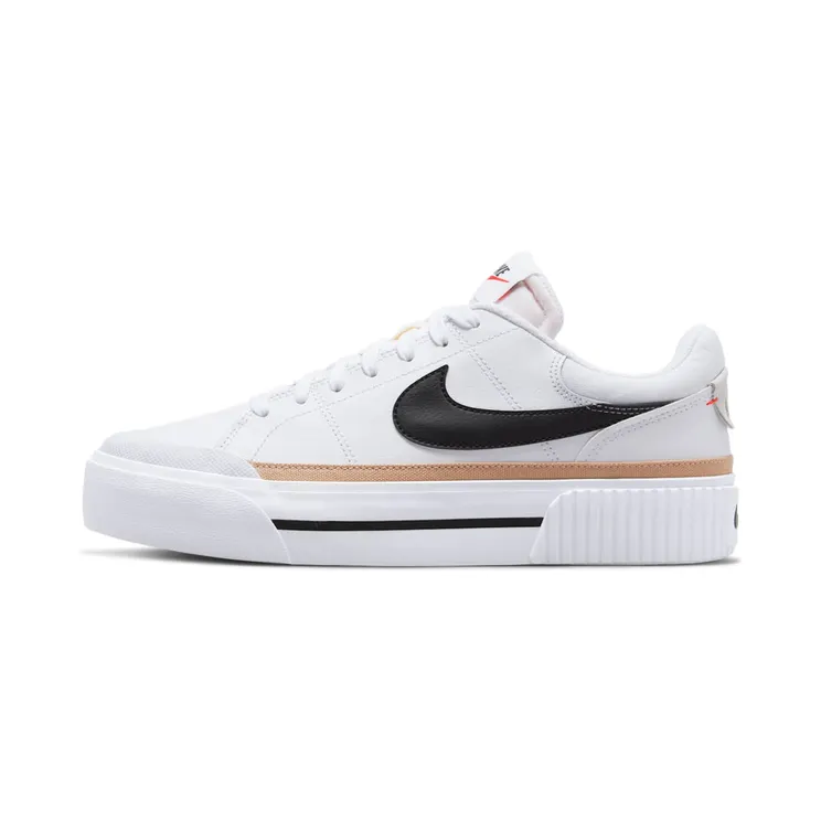 Nike COURT LEGACY LIFT MNS “White / Hemp / Team Orange / Black” (DM7590-100)