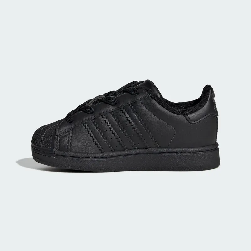 Adidas Superstar II Elastic Lace Kids Core Black / Core Black / Core Black (JR9415)