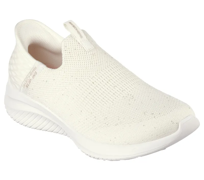 Skechers Slip-ins: Ultra Flex 3.0 – Shiny Night – Off-White (149594 OFWT)