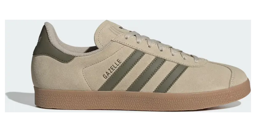 Adidas GAZELLE Khaki Three / Olive Strata / Gum (KJ7683)