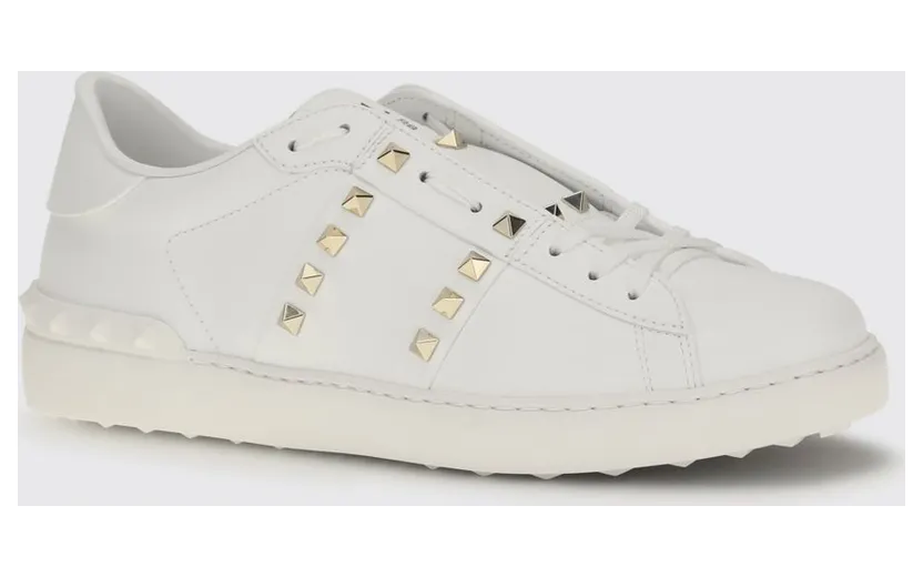 Valentino garavani Rockstud Untitled Calf Leather with Studs White (S0931BHS0BO)