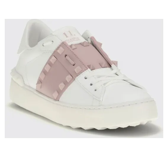 Valentino garavani Rockstud Untitled in Smooth Leather with Studs White 1 (S0A01LTU834)