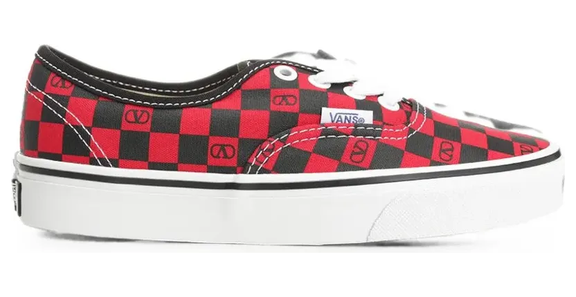 Valentino Garavani x Vans VLogo mit Schachbrettmuster – Pink (WS0ND8HPK)