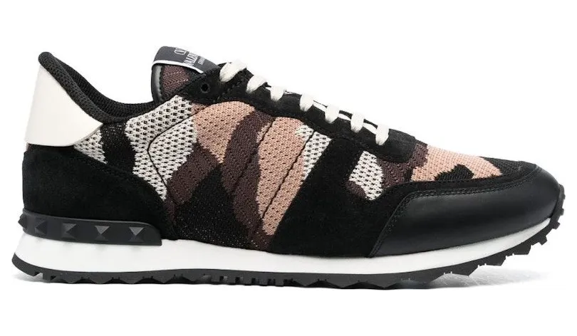 Valentino RockRunner Low Top Camo Black (YS0723QRK)