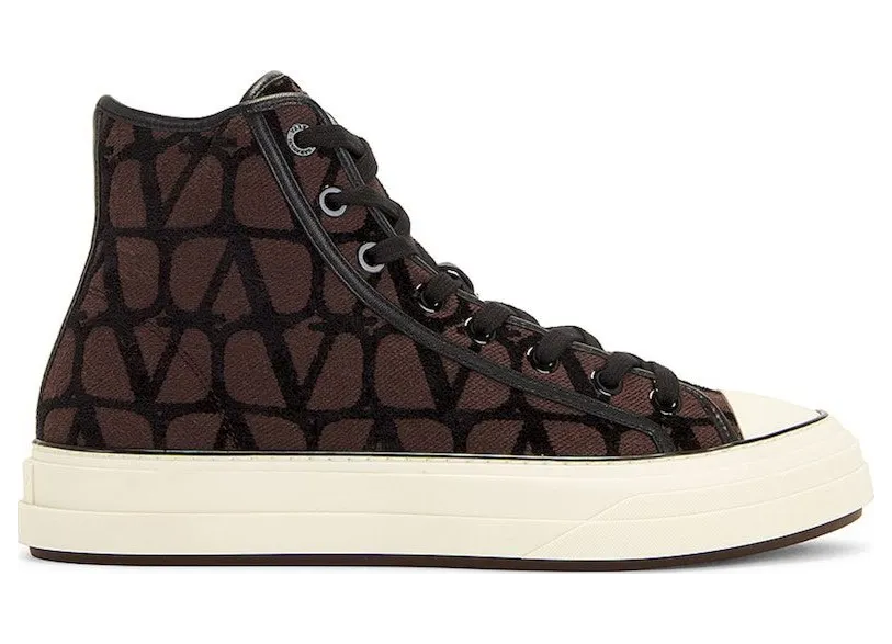 Valentino Toile Iconographe Totaloop High-Top Brown (2Y0S0H01 RWC U02)