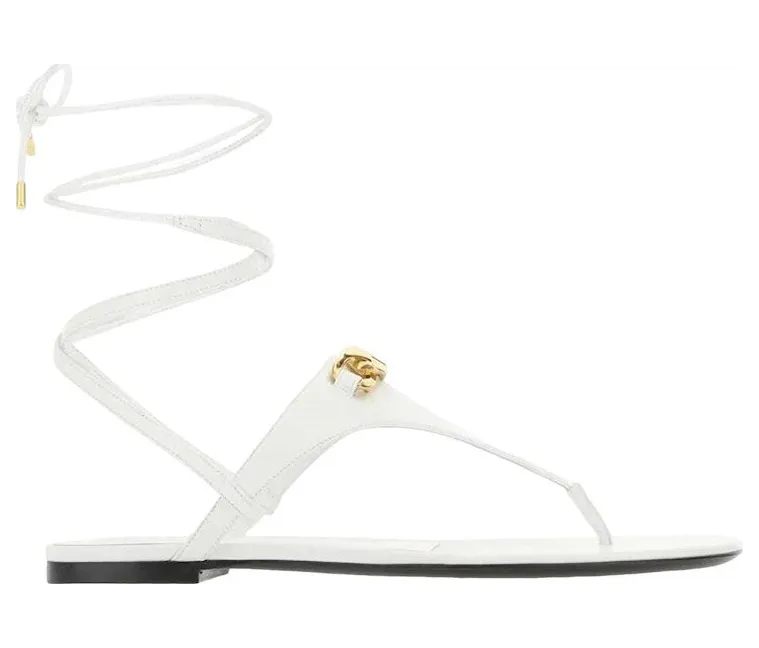 Valentino VLogo Thong Sandals White (1W2S0EZ4YZX0BO)